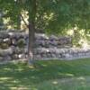 Commercial boulder wall in Bloomington