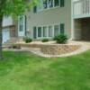 retaining wall on townhome in Bloomington